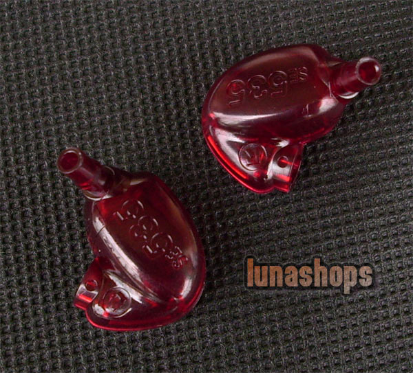 Repair Parts-Housing Shell Crust For Shure SE535 Noise Sound Isolating Earphone Red