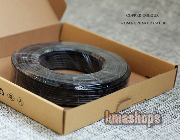 Copper Colour CC Roma Speaker Cable 5N OFC For 1m long