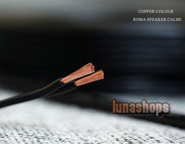 Copper Colour CC Roma Speaker Cable 5N OFC For 1m long