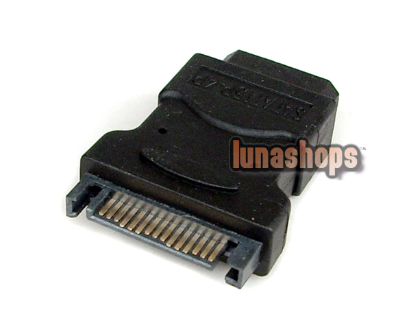4 Pin Molex PC IDE female to 15 pin SATA Male Power Adapter converter connector