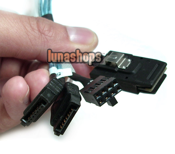 AMPHENOL 422763500002 Mini SAS to 4XSATA Fan-out cable SAS/SATA -RAID CABLE