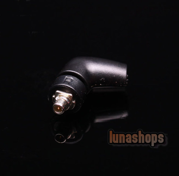 L Shape Rhodium Diy Parts for Shure SE535 SE425 SE315 SE846 Earphone Pins + Cover 