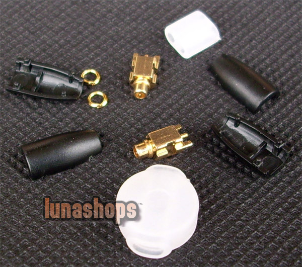 Korea Mould Series-Shure SE535 SE425 SE315 SE215 Earphone Pins With Cover Black