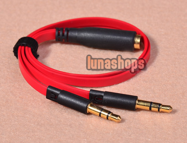 LvYuna 3.5mm 4 Poles Female to 2 Male Adapter for Iphohe Skype handfree headset