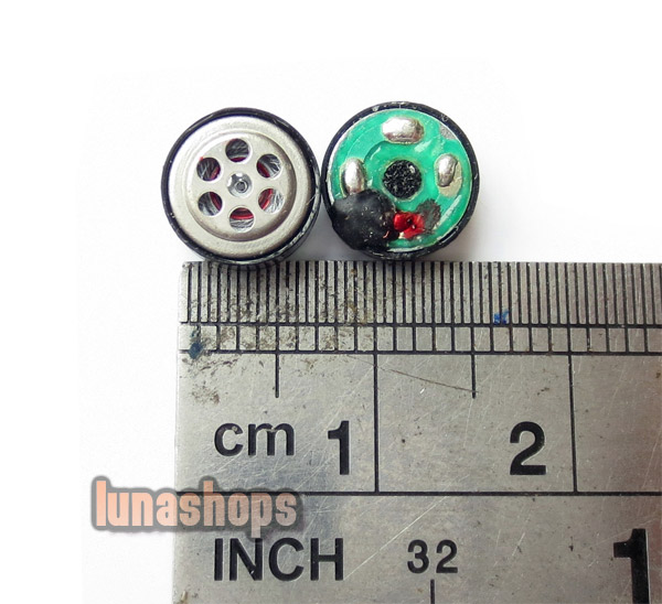 1 Pair Dia 8mm Repair Parts Speaker Unit For Earphone headset 