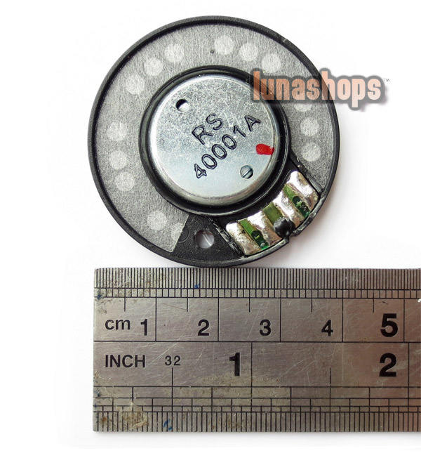 1 Pair Dia 40mm Repair Parts Speaker Unit For Earphone headset Headphone