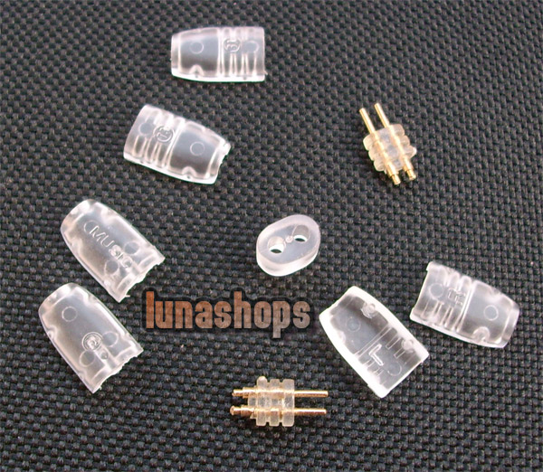Transparent Shell Ultimale UE tf10 5pro sf3 0.75mm Earphone Pins Plug For DIY Cable