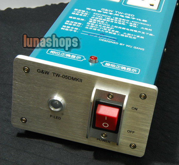 G&W TW-05d Power Adpater Filter For Hifi Speaker 400v/50Hz 15A AC220v Input