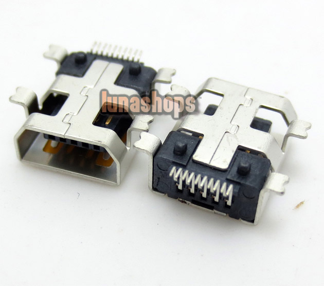 U023 Repair Parts Mini USB Data charger port Adapter For Android Tablet Mobile 10pin
