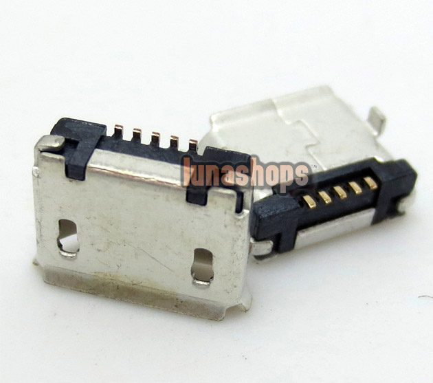 U029 Repair Parts Micro USB Data charger port Adapter For Android Tablet HTC Phone 6.4mm