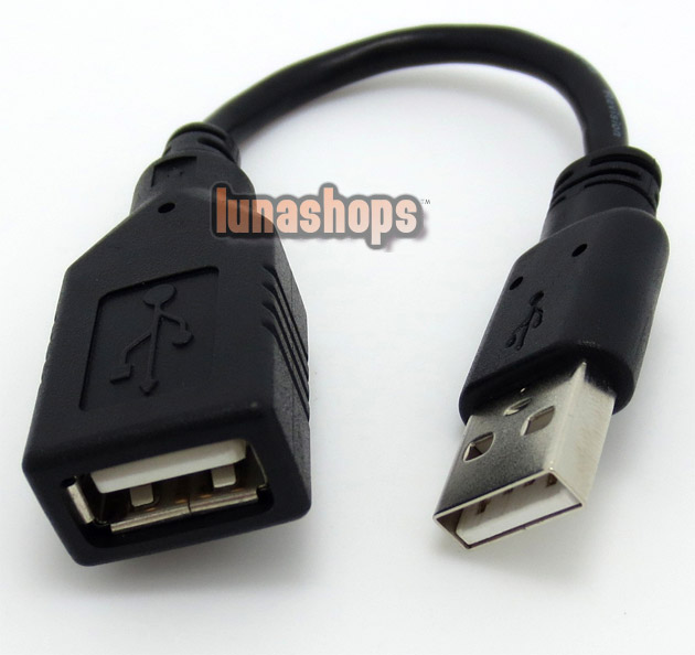 16cm USB 2.0 Male to Female Extension With shielding layer cable Wire cord 