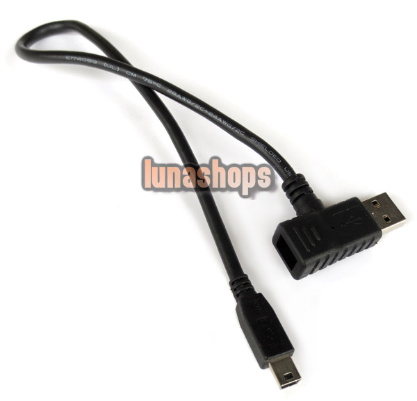 Mini USB Male To usb female + male port cable