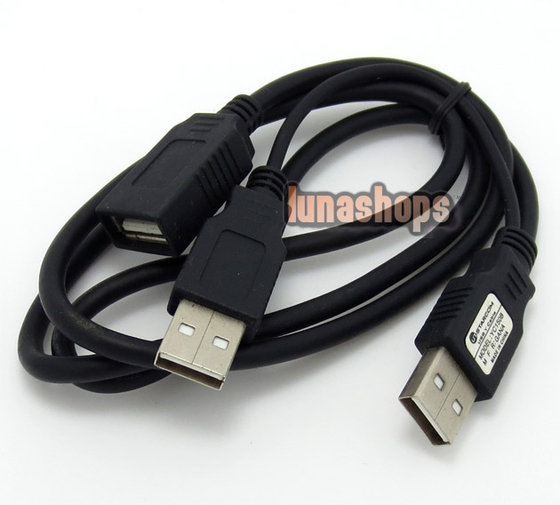 USB 2.0 Male TO Female A Extension Cable + power supply cable