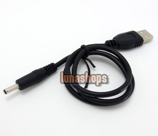 DC 3.5mm*1.35mm Male To USB Power Charger Adapter Cable 