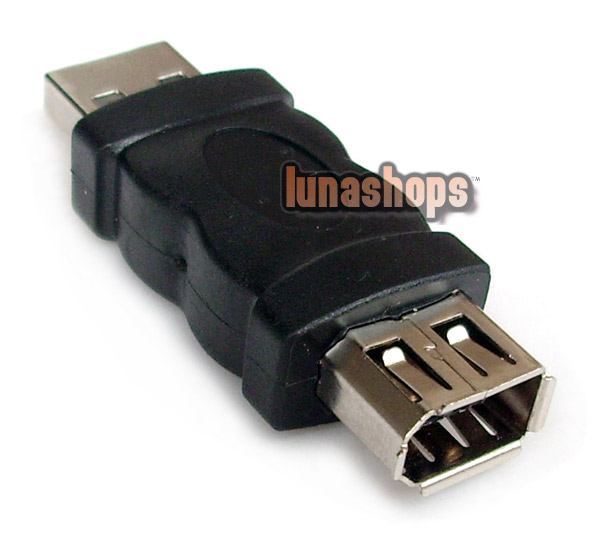 Firewire IEEE 1394 6 Pin Female to USB Type A Male Adapter Converter Connector