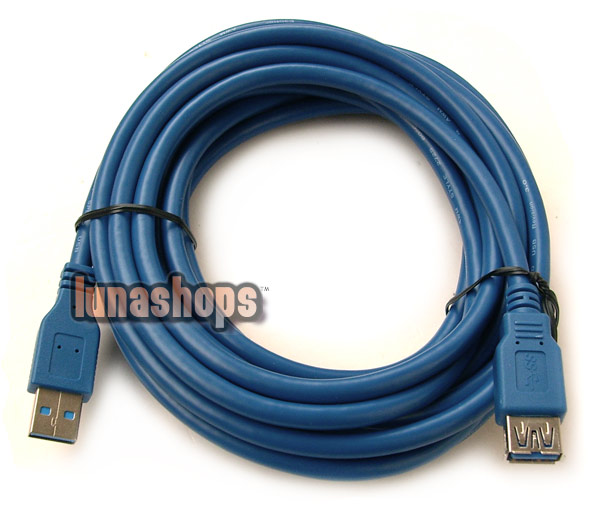 500CM USB 3.0 Male to Female Extension Cord Cable 4.8Gbps