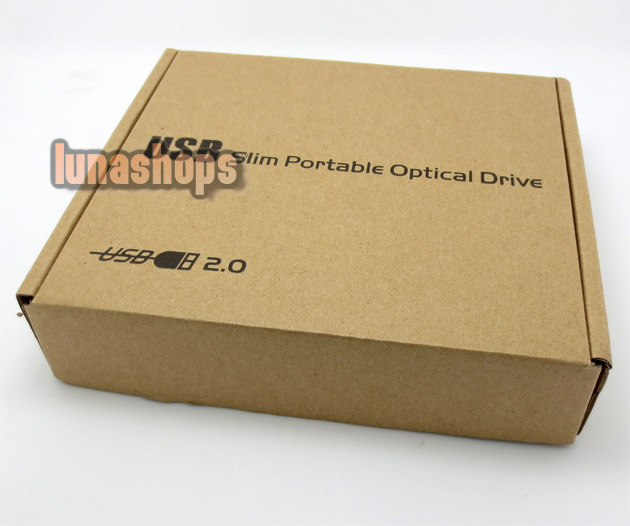 IDE Or SATA External Slim Case USB 2.0 CD DVD CD RM ROM Drive box For Laptop Desktop PC