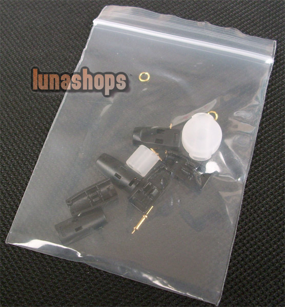Korea Mould Series- Sennhneiser IE8 IE7 IE80 Earphone Pins With Cover Black
