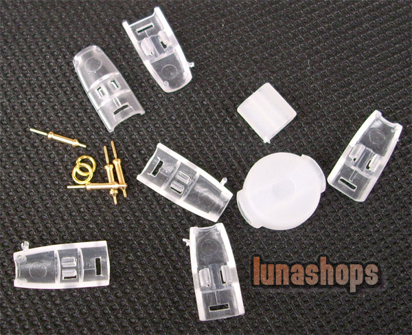 Korea Mould Series- Sennhneiser IE8 IE7 IE80 Earphone Pins With Cover Transparence