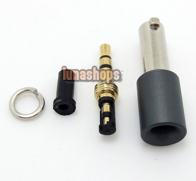 Repair Metal Shell 2.5mm 3 pole diy adapter for AKG K450 Q460 earphone Headset etc.