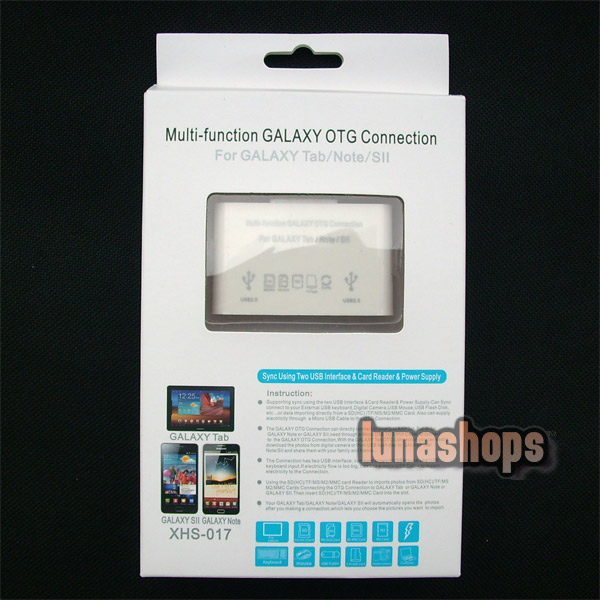 Multi-function GALAXT OTG Connection for Samsung Galaxy Tab/Note/SII 