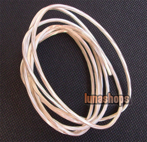 Pure Silver Hifi Cable For DIY Speaker Internal Signal Cable dia 0.2mm