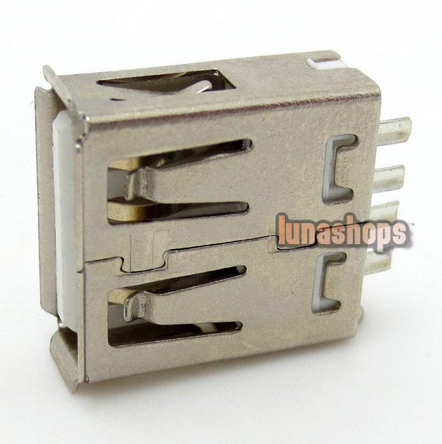 1pcs USB 2.0 Female Soldering Adapter Plug For Diy Custom Handmade LGZ-A10